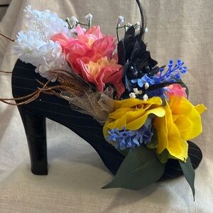 Runway For Hope Designer Floral Shoe.